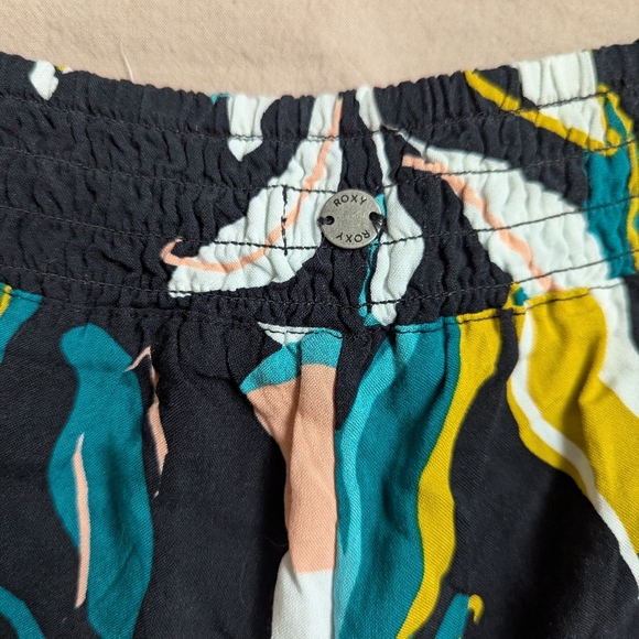 Colorful Floral Roxy Beach Pants - Picture 2 of 4